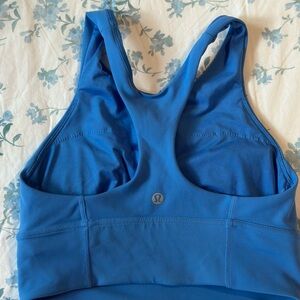 Lululemon Athletica Blue Racerback Sports Bra